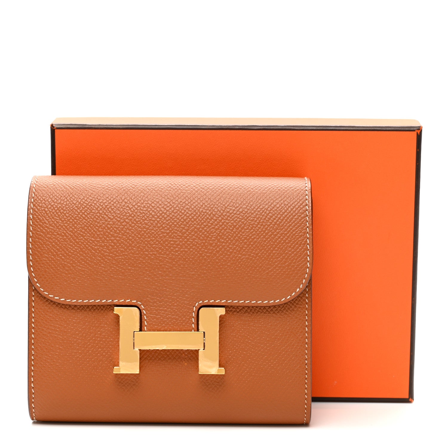 Hermes Epsom Constance Short Wallet Gold 8 of 8
