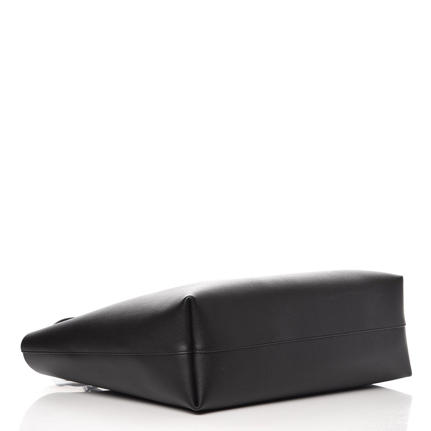 Calfskin Large Shopping Tote Black