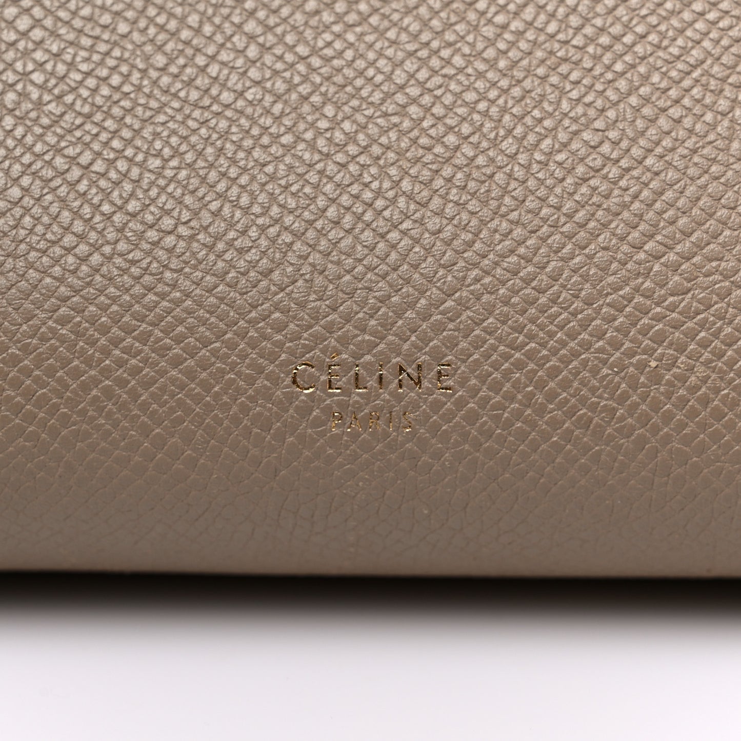 Grained Calfskin Mini Belt Bag Light Taupe
