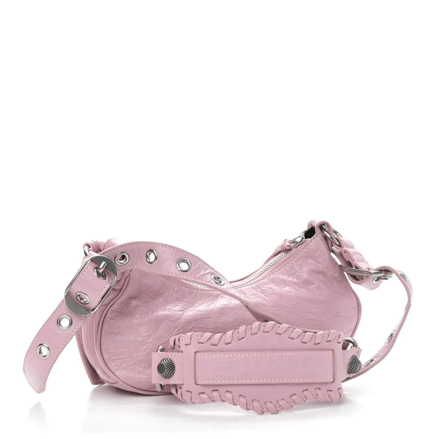Agneau Arena Le Cagole Shoulder Bag XS Candy Pink