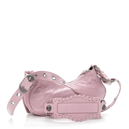 Balenciaga Agneau Arena Le Cagole Shoulder Bag XS Candy Pink 4 of 11
