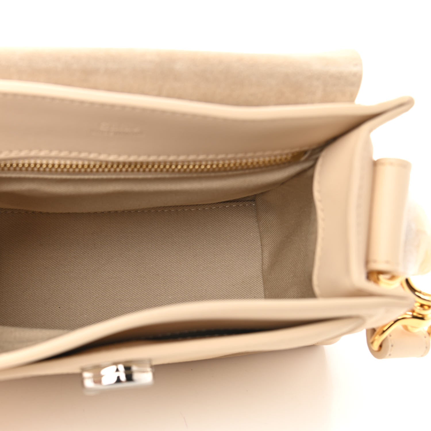 Chloe Calfskin Mini Tess Day Bag Sweet Beige 7 of 9