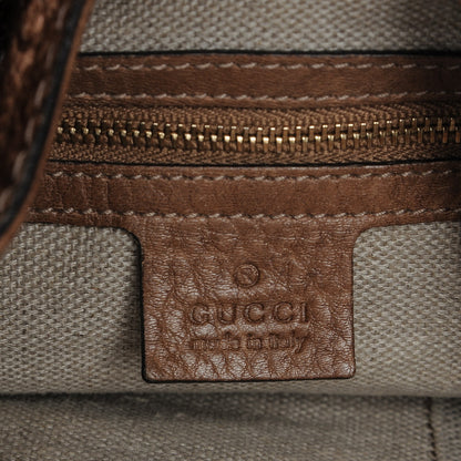 Gucci Guccissima Medium New Jackie Shoulder Bag Natural Brown 6 of 6