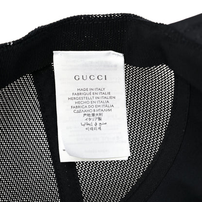 Gucci Nylon Monogram Baseball Hat M Black 9 of 10
