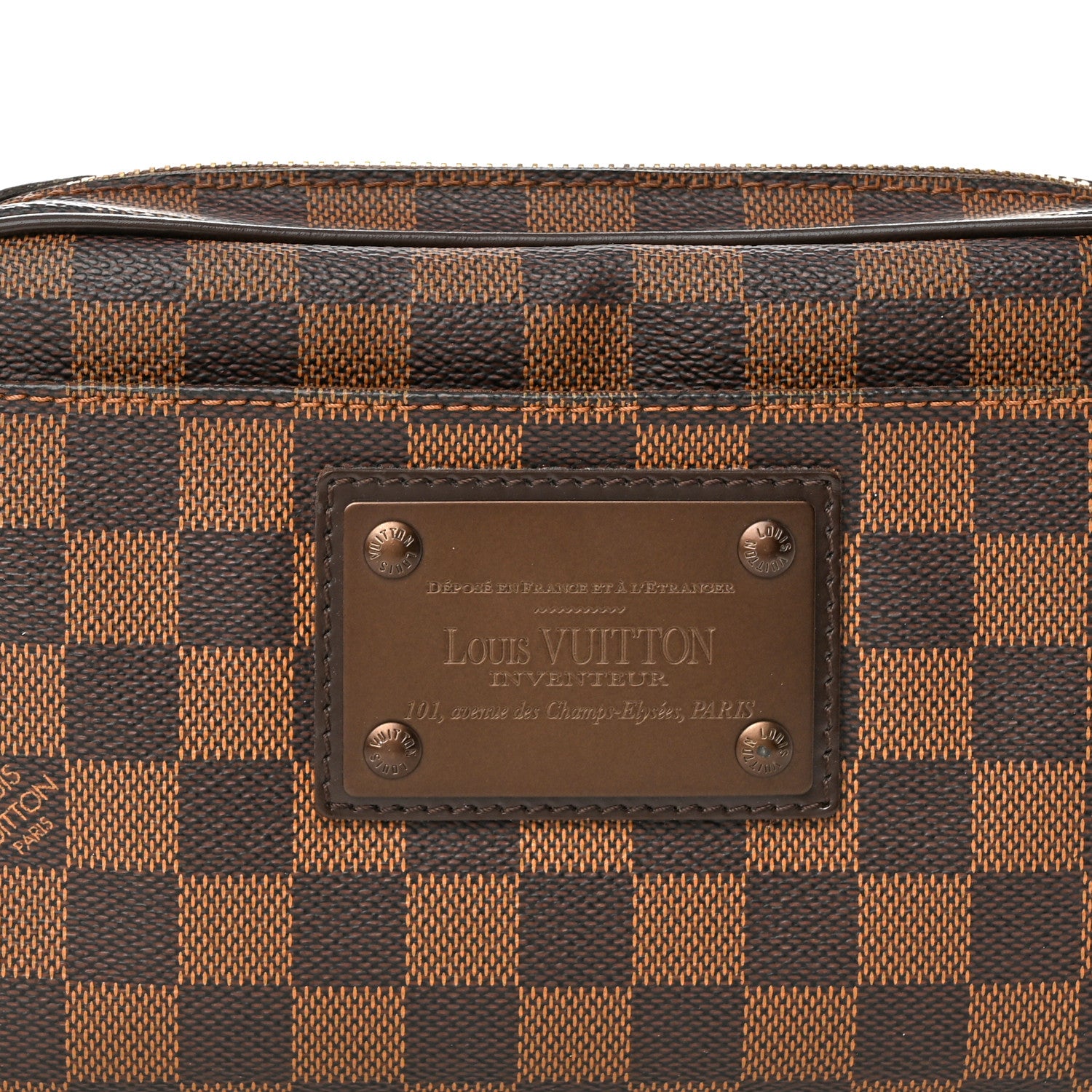 Louis Vuitton Damier Ebene Brooklyn Bum Bag 7 of 9