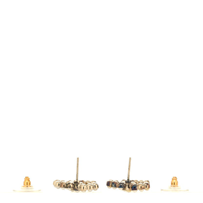 Chanel Pearl CC Earrings Silver 3 of 4