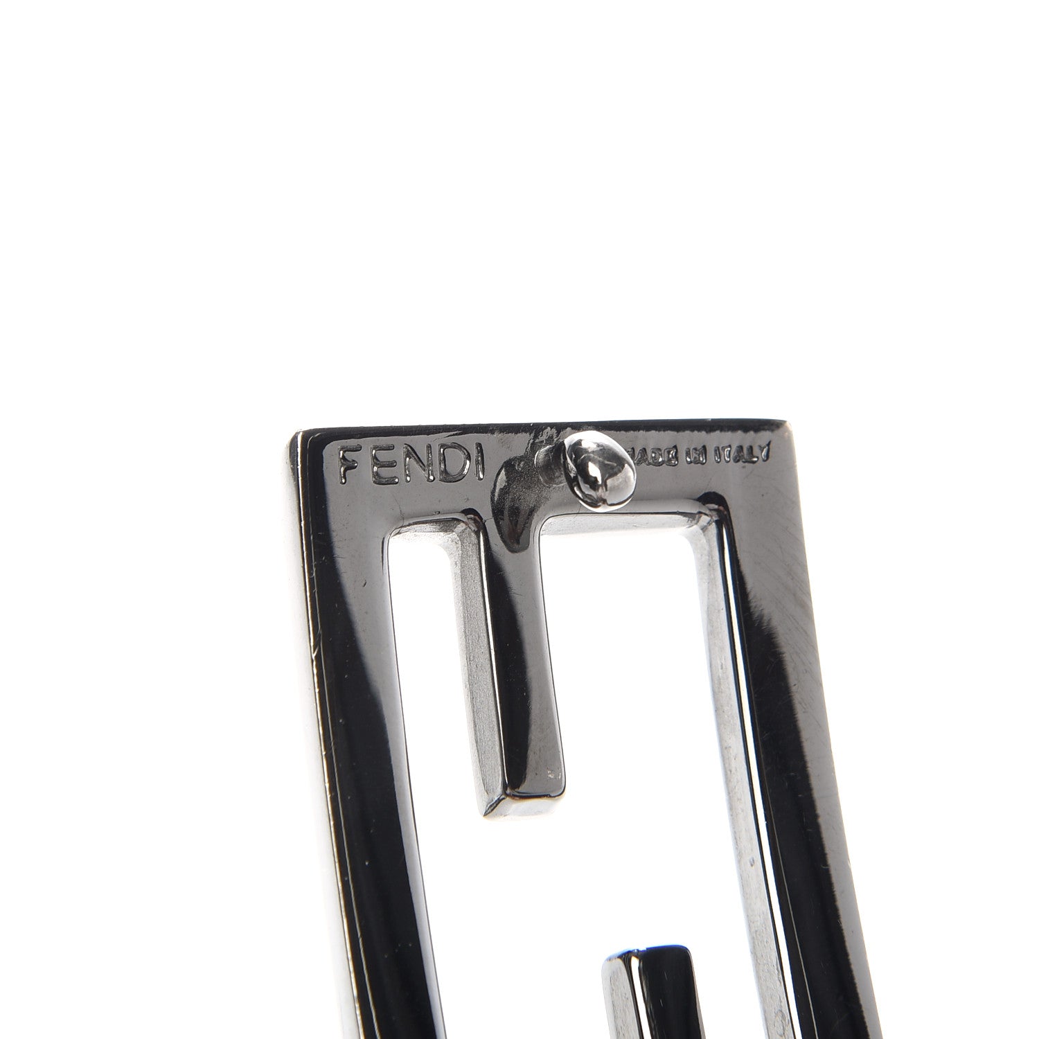 Fendi Fabric Calfskin FF Belt 85 34 Black 4 of 6