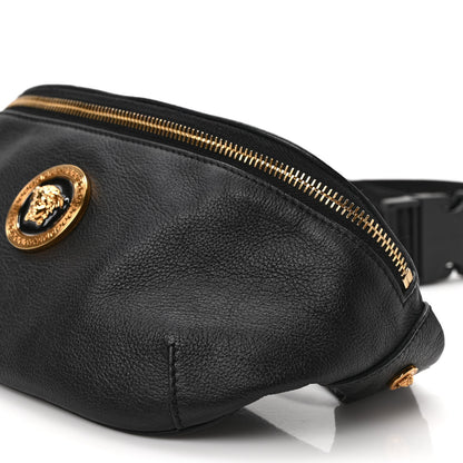 Versace Grained Calfskin Vanitas Medea Belt Bag Black 9 of 9