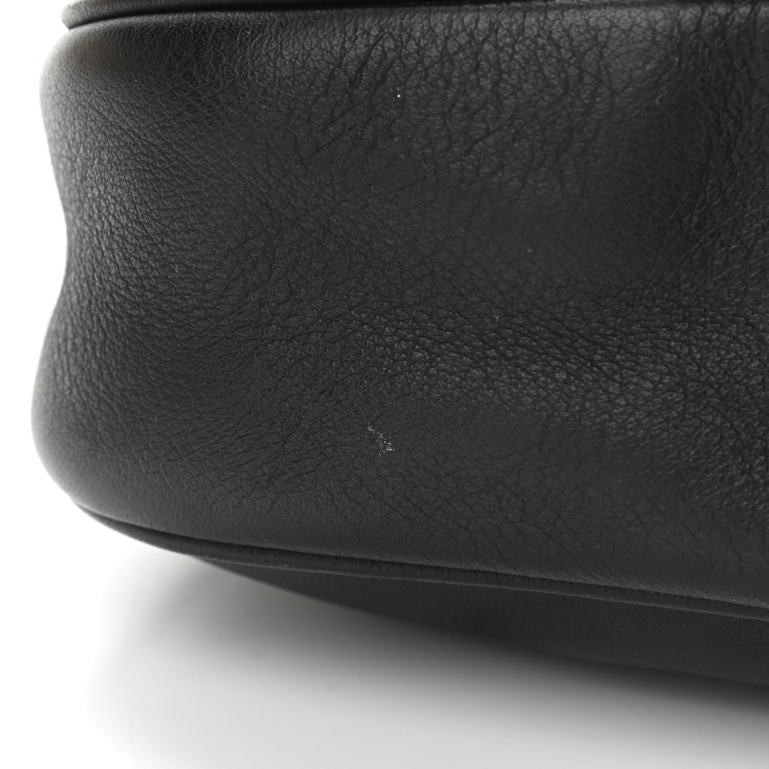 Fendi Vitello Flamingo Enamel Fendista Pouchette Crossbody Black 11 of 13