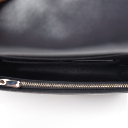Christian Dior Metallic Patent Micro-Cannage Diorama Wallet on Chain Pouch Silver 7 of 11