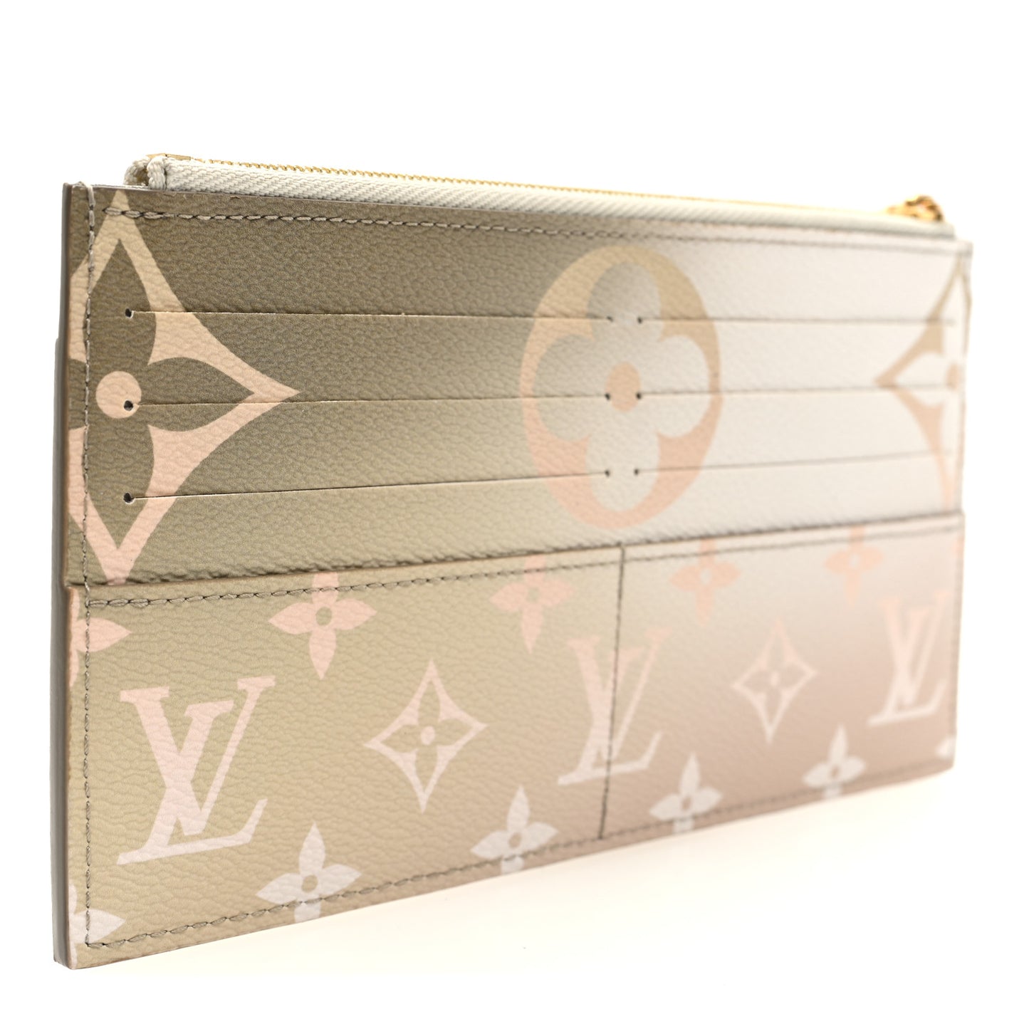 Monogram Giant Spring In The City Slim Purse Sunset Kaki