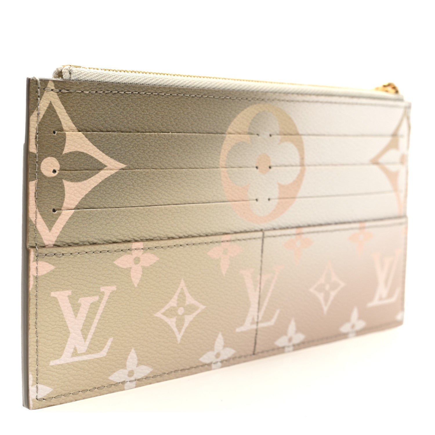 Louis Vuitton Monogram Giant Spring In The City Slim Purse Sunset Kaki 3 of 6