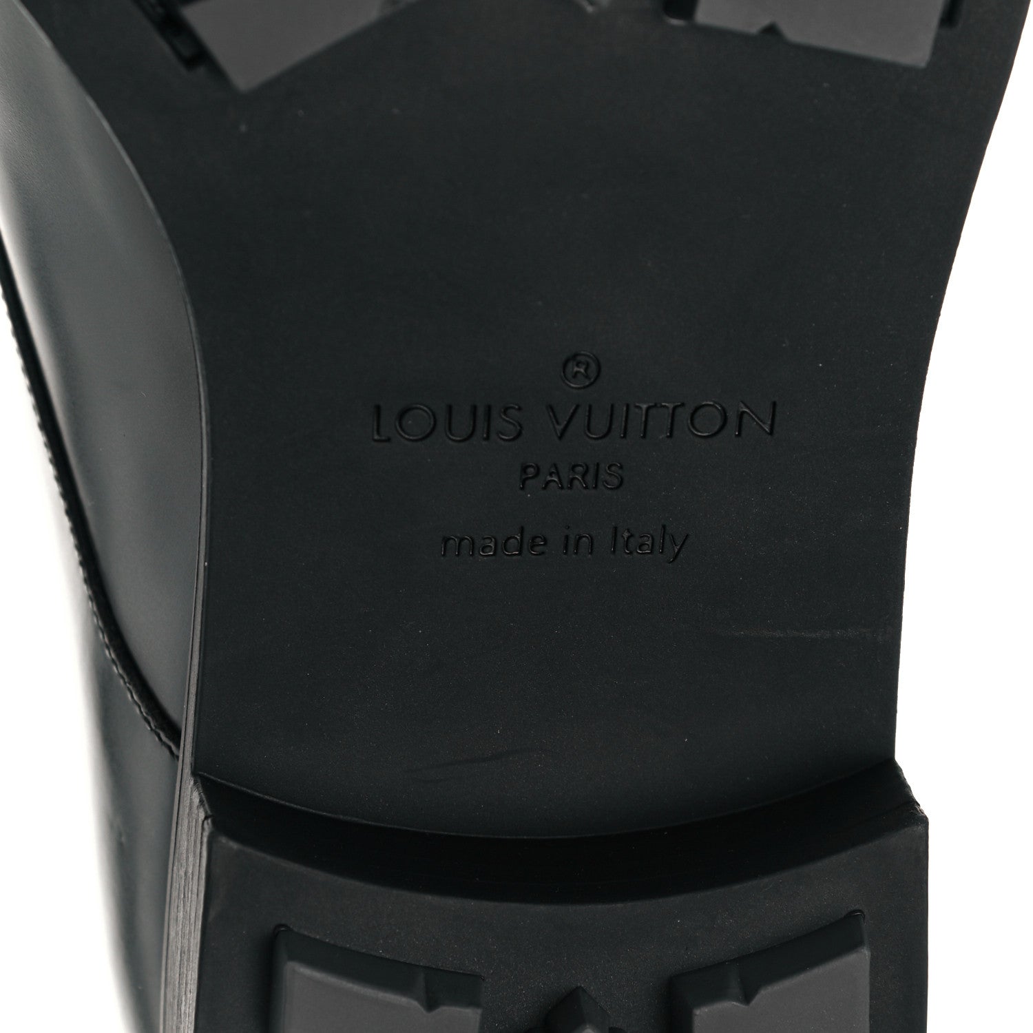 Louis Vuitton Calfskin Mens Derby LV Harness Shoes 7.5 Black 6 of 10