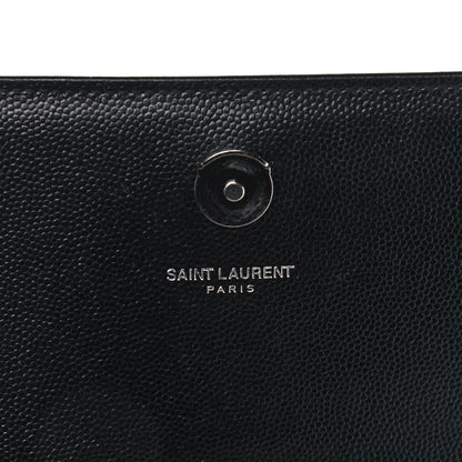 Saint Laurent Grain De Poudre Small Monogram Kate Satchel Black 7 of 10