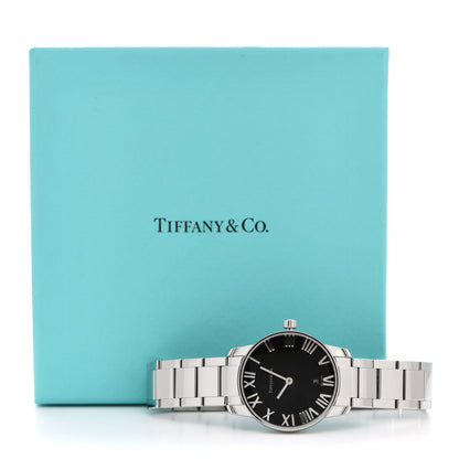 Tiffany Stainless Steel 29mm Atlas 2-Hand Quartz Watch Black 5 of 5
