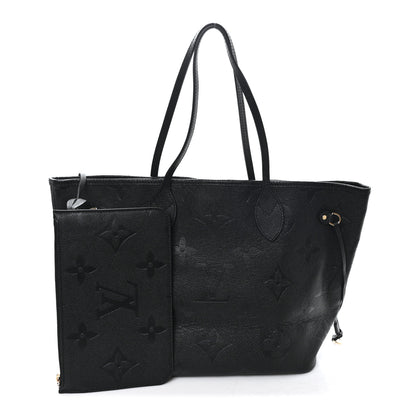 Louis Vuitton Empreinte Monogram Giant Neverfull MM Black 3 of 10