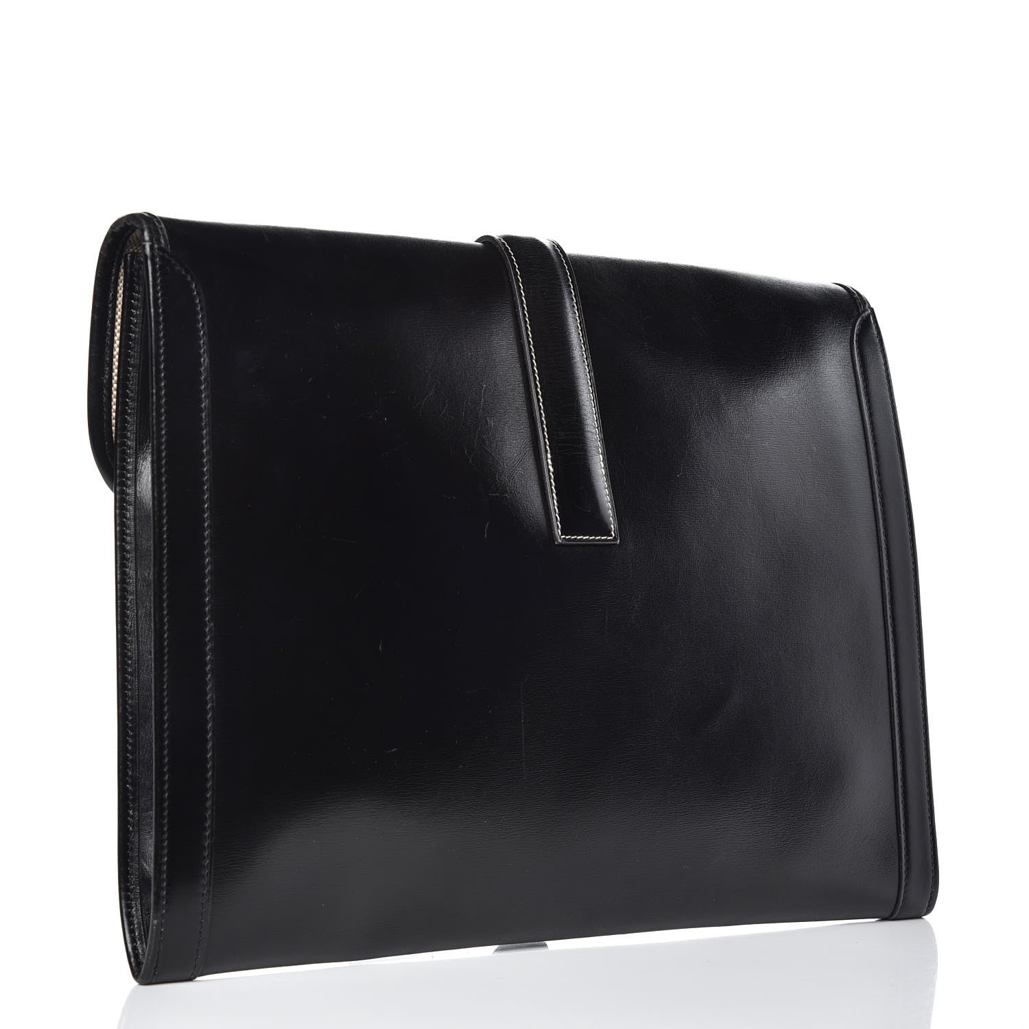 Hermes Box Jige GM Clutch Black 3 of 15