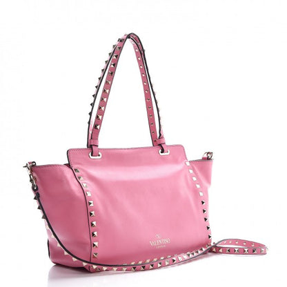 Valentino Garavani Vitello Small Rockstud Tote Ninphea 4 of 12