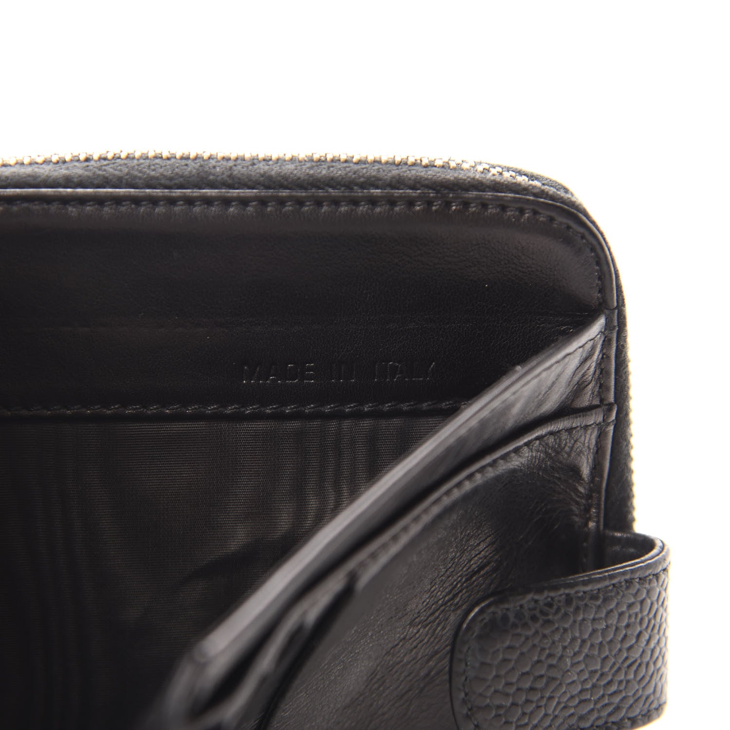 Chanel Caviar Timeless CC Compact French Wallet Black 11 of 14