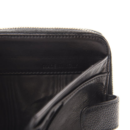 Chanel Caviar Timeless CC Compact French Wallet Black 11 of 14