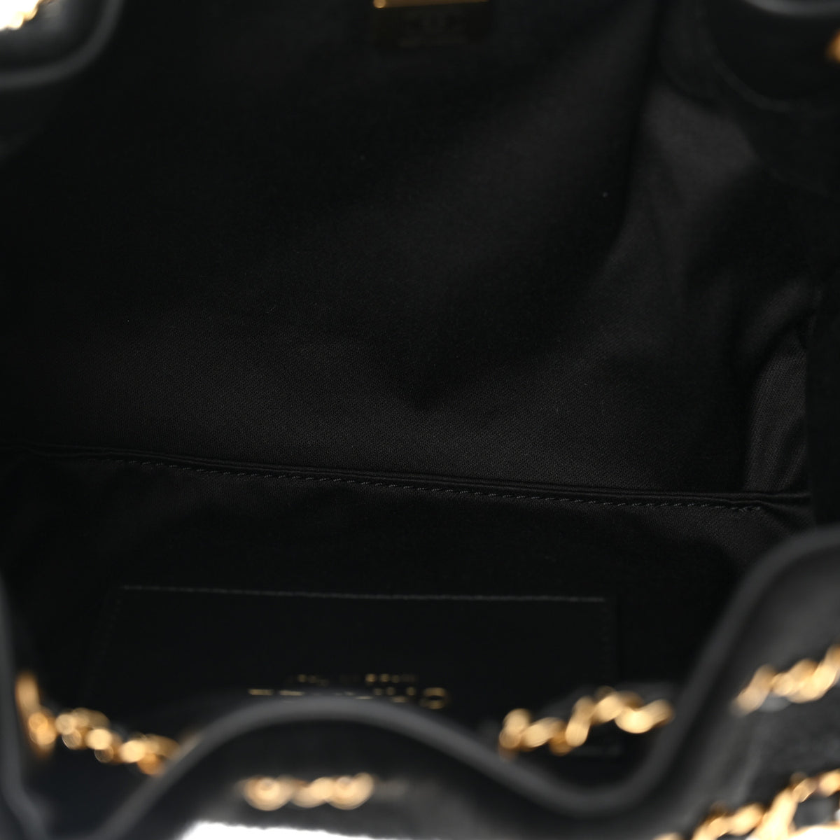 Chanel Pony Hair Mini Chanel 25 Handbag Black 5 of 11