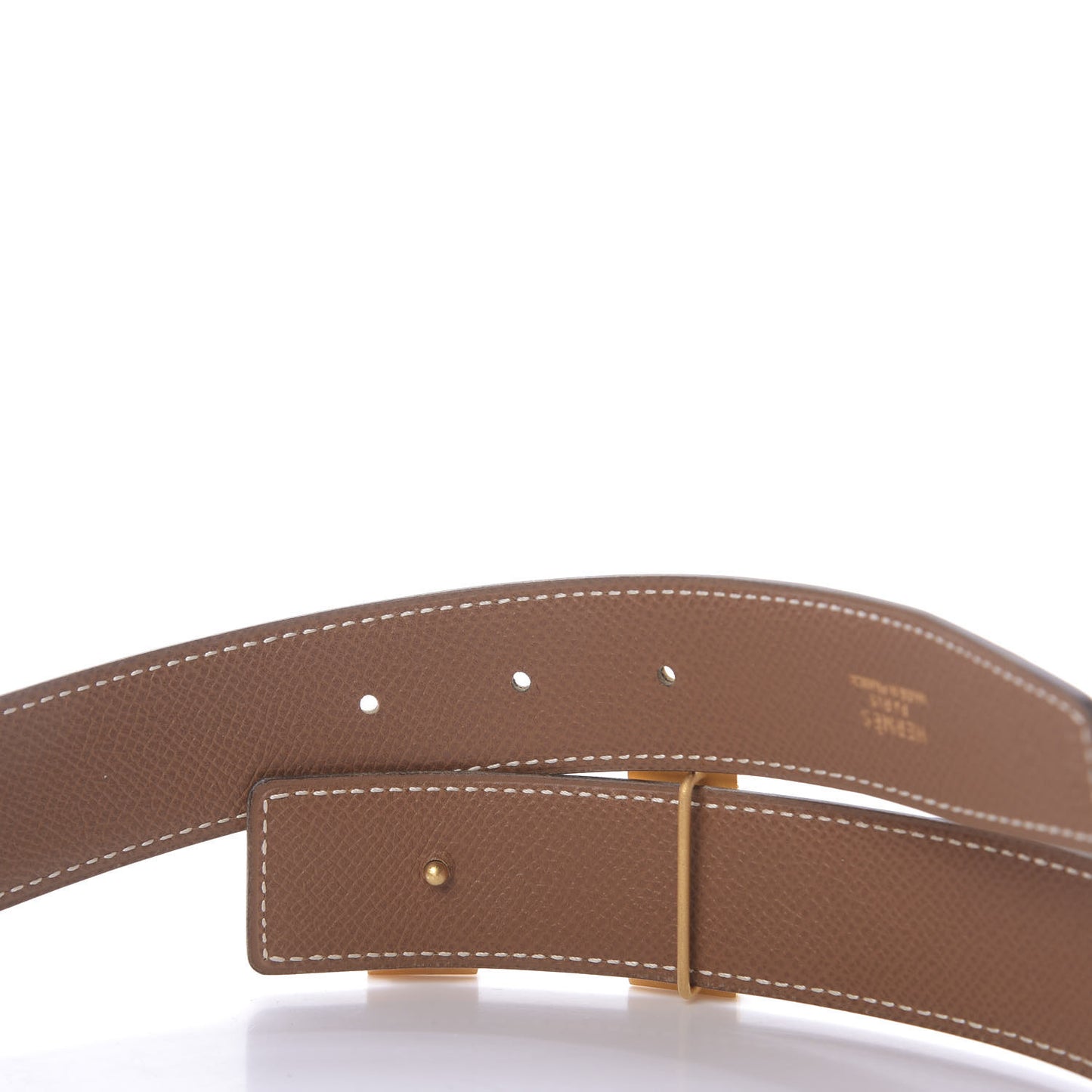 Courchevel 32mm H Belt 65 Jaune Gold