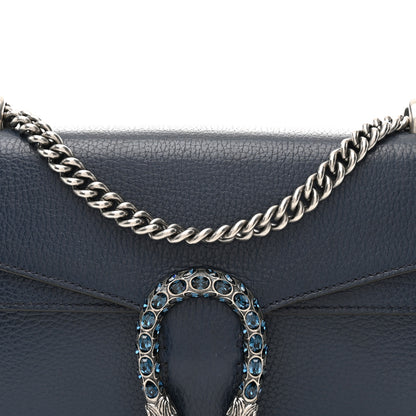 Gucci Dollar Calfskin Crystal Small Dionysus Shoulder Bag Blue Agata Montana Sapphire 8 of 11