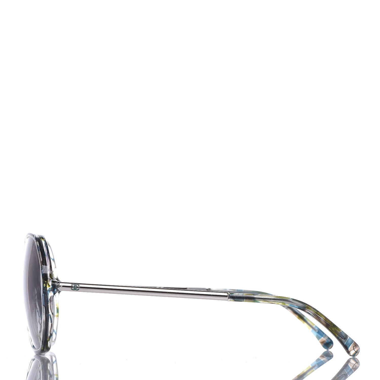 Chanel CC Oversized Sunglasses 5345 Green Blue 3 of 6