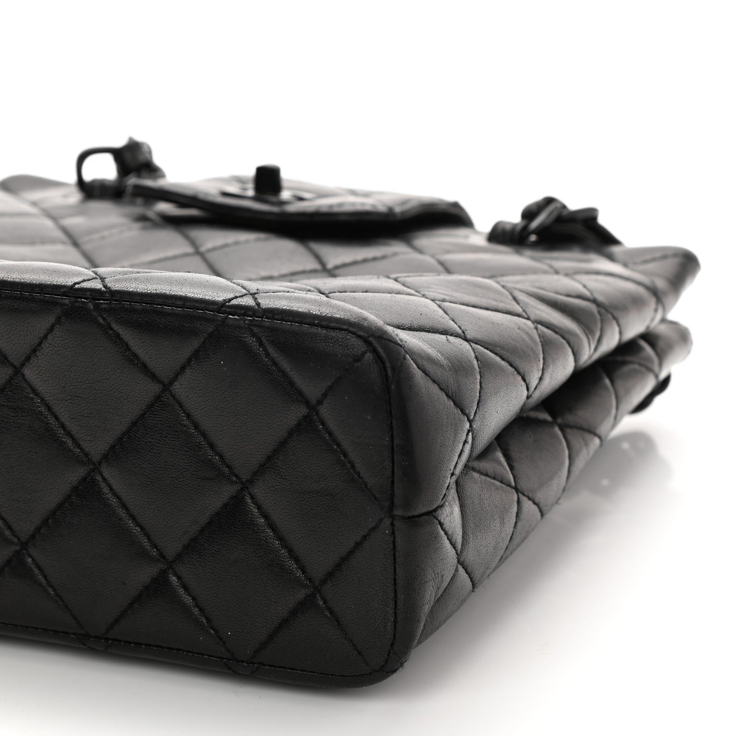 Lambskin Quilted Shoulder Bag So Black