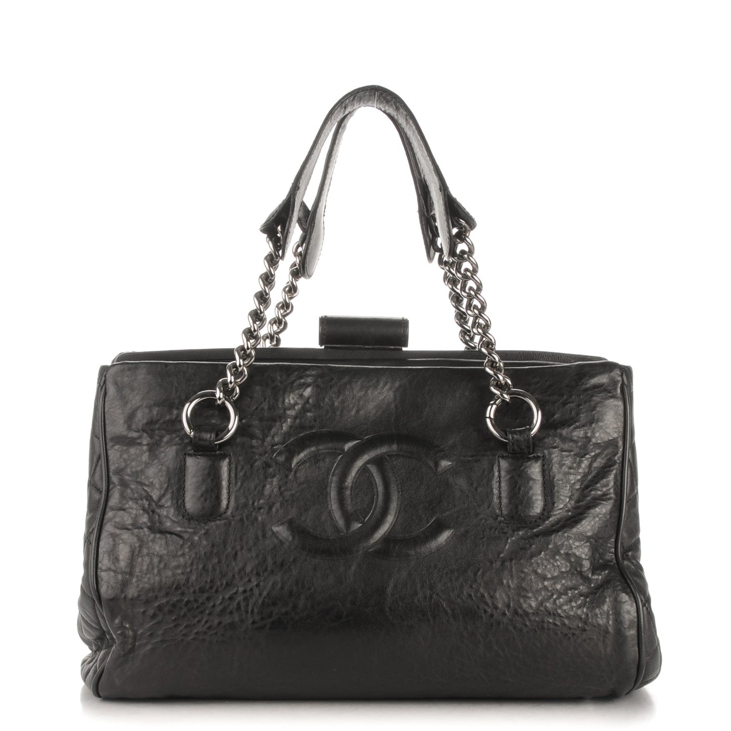 Calfskin Large Perfect Day Tote Black