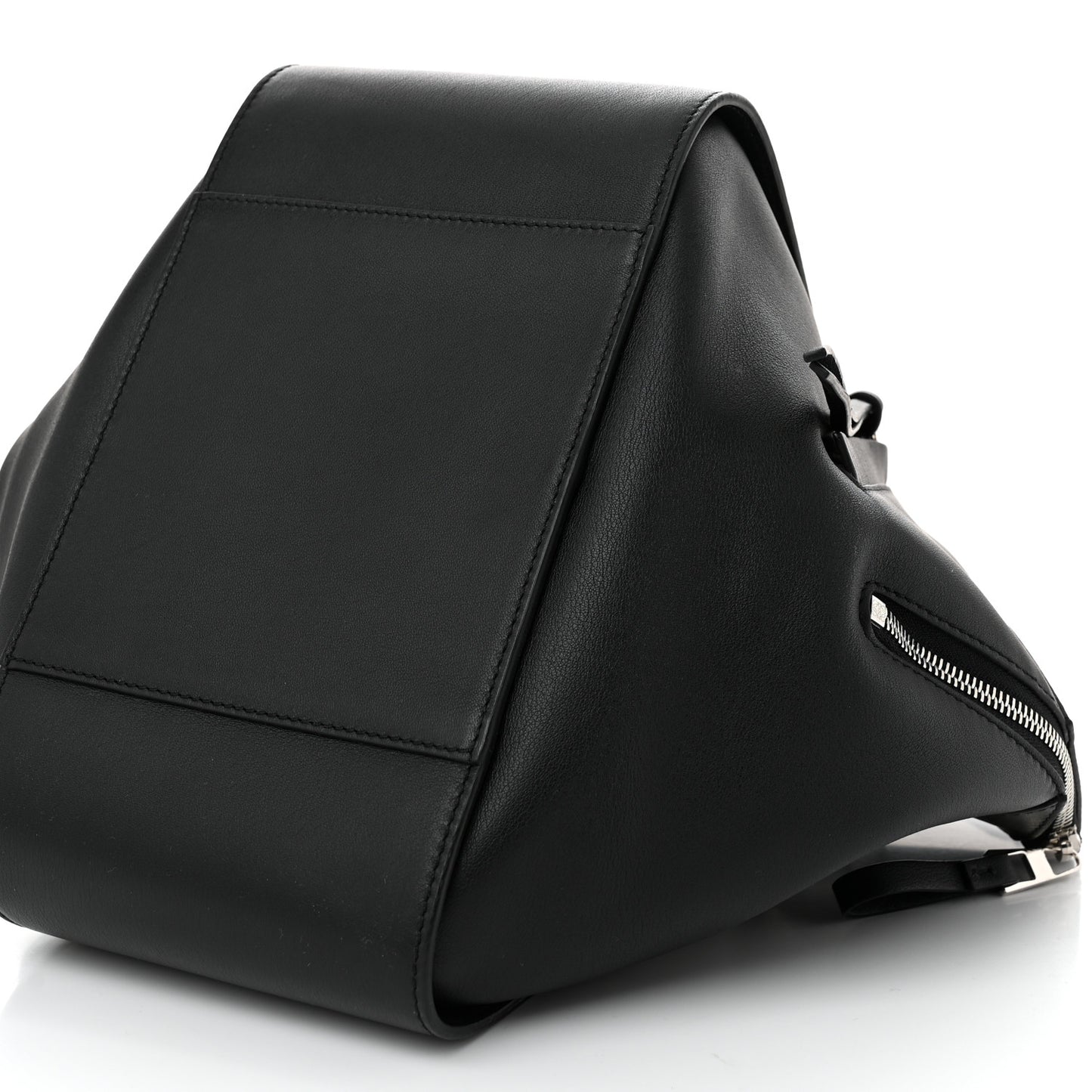 Calfskin Small Hammock Shoulder Bag Black