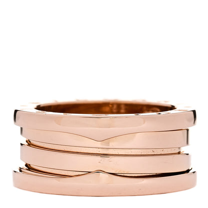 Bulgari 18K Rose Gold B.Zero1 Three-Band Ring 52 6 1 of 6