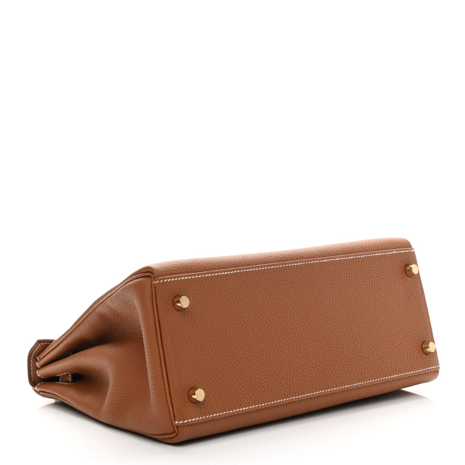 Hermes Taurillon Clemence Kelly Retourne 28 Gold 4 of 12