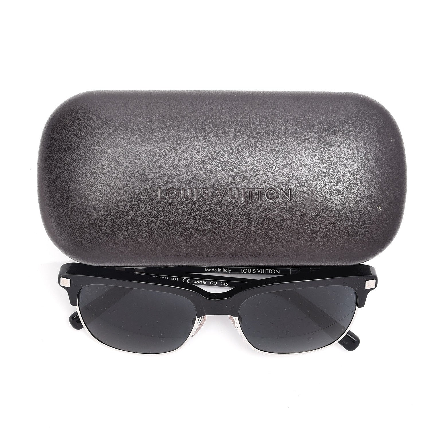 Louis Vuitton Conviction Sunglasses Z0710U Black Silver 7 of 7