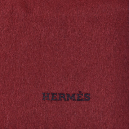 Hermes Cashmere Casaque Stole Marine Rouge 4 of 5