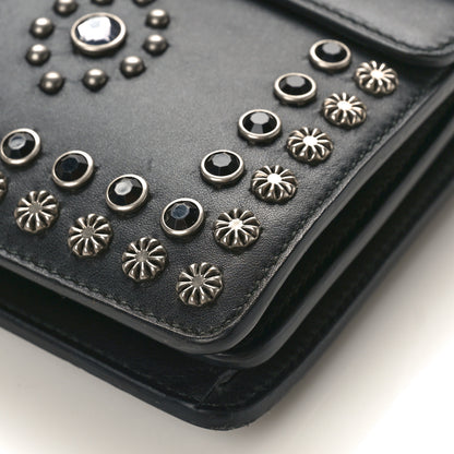 Gucci Calfskin Studded Small Dionysus Shoulder Bag Black 10 of 10