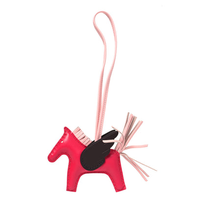 Hermes Milo Lambskin Grigri Rodeo Pegase Horse Bag Charm PM Framboise Rose Sakura Rouge Sellier 1 of 4