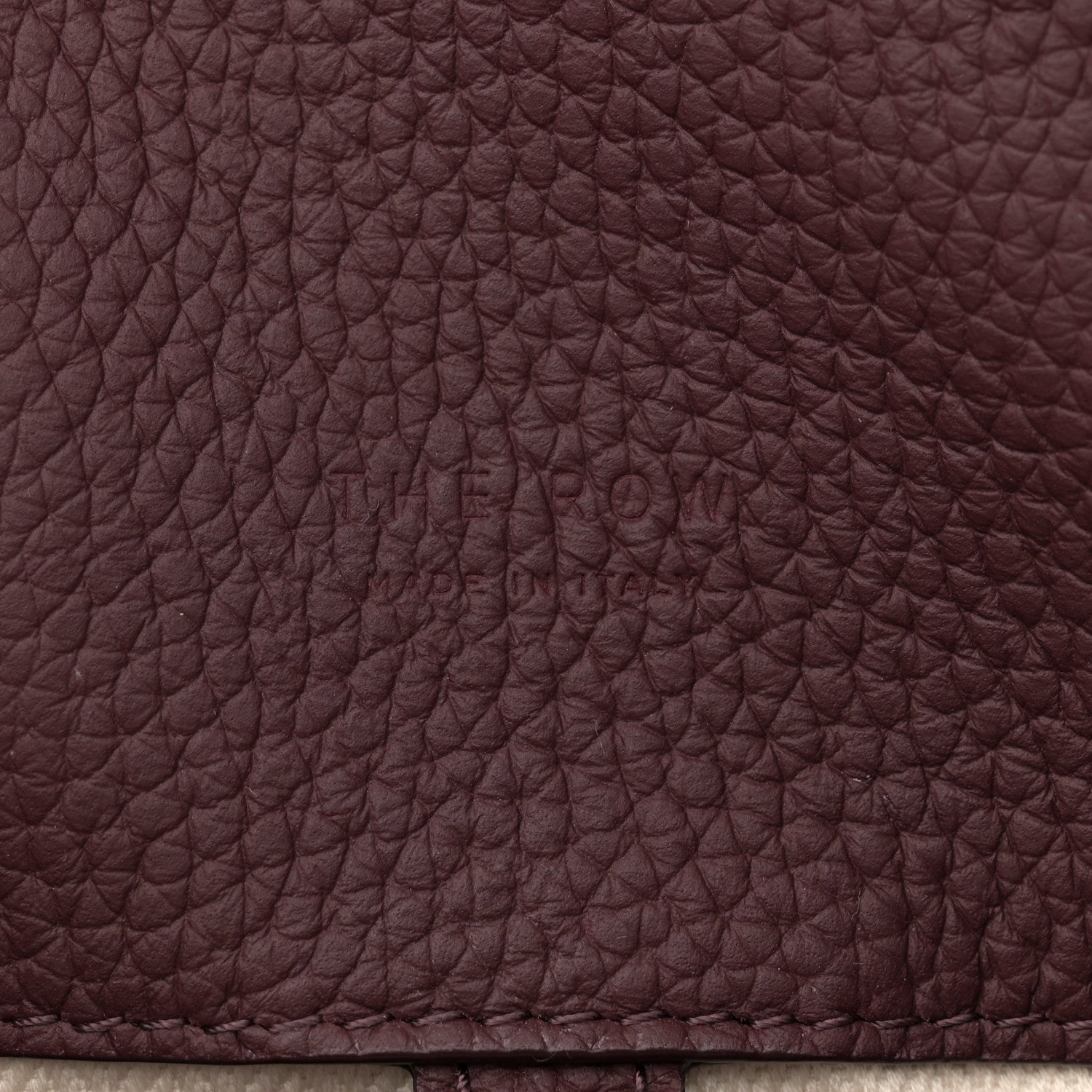The Row Matte Grained Calfskin Soft Margaux 17 Jam 5 of 10