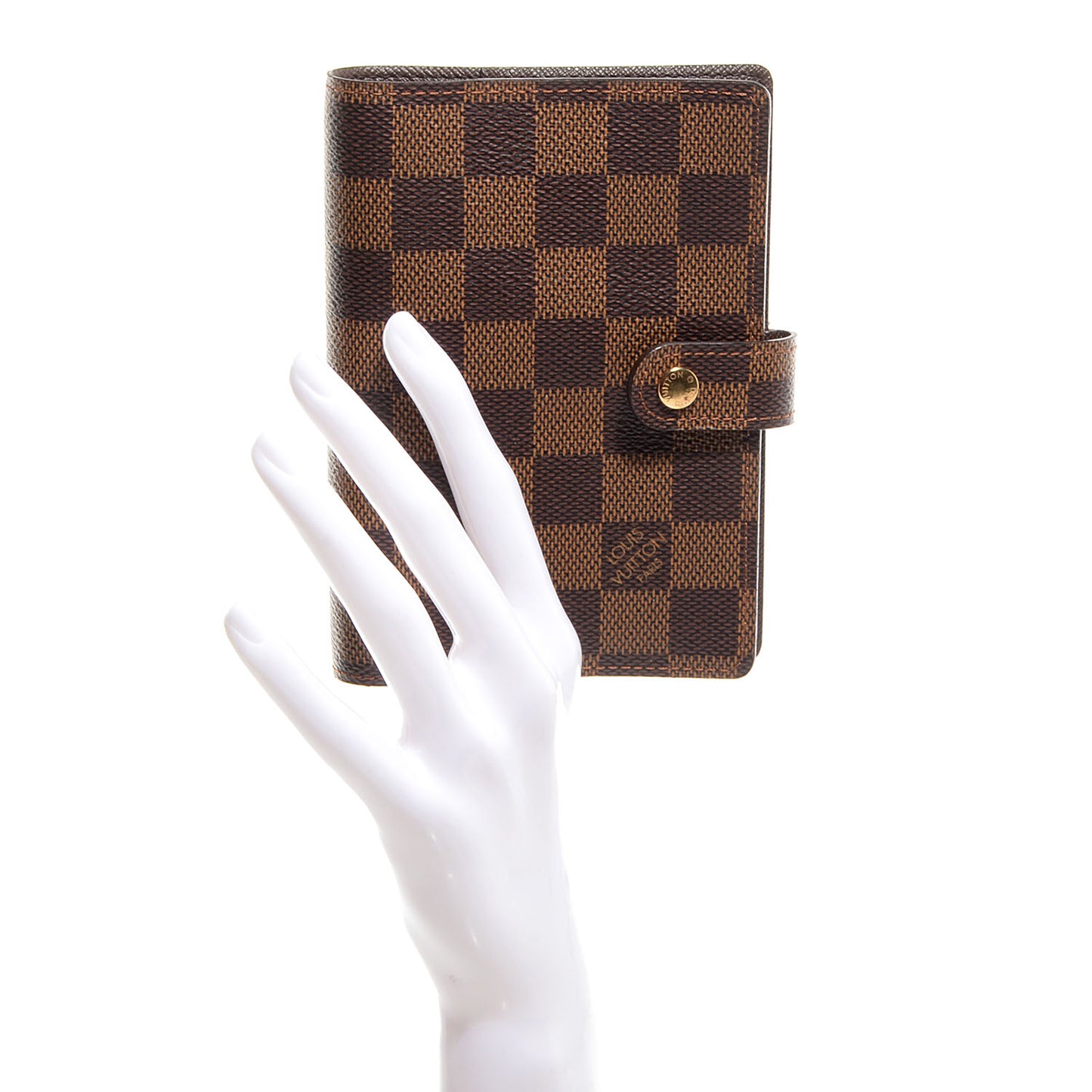 Damier Ebene Small Ring Agenda Cover