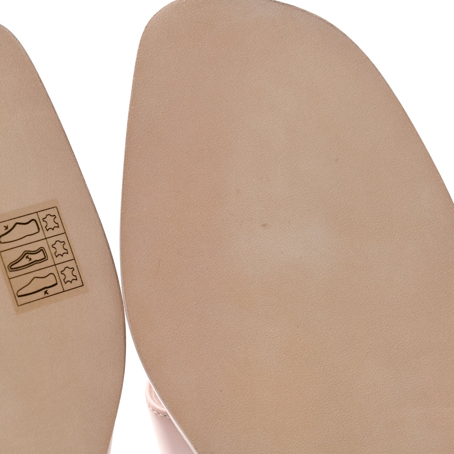 Box Calfskin Oran Sandals 40 Rose Pale