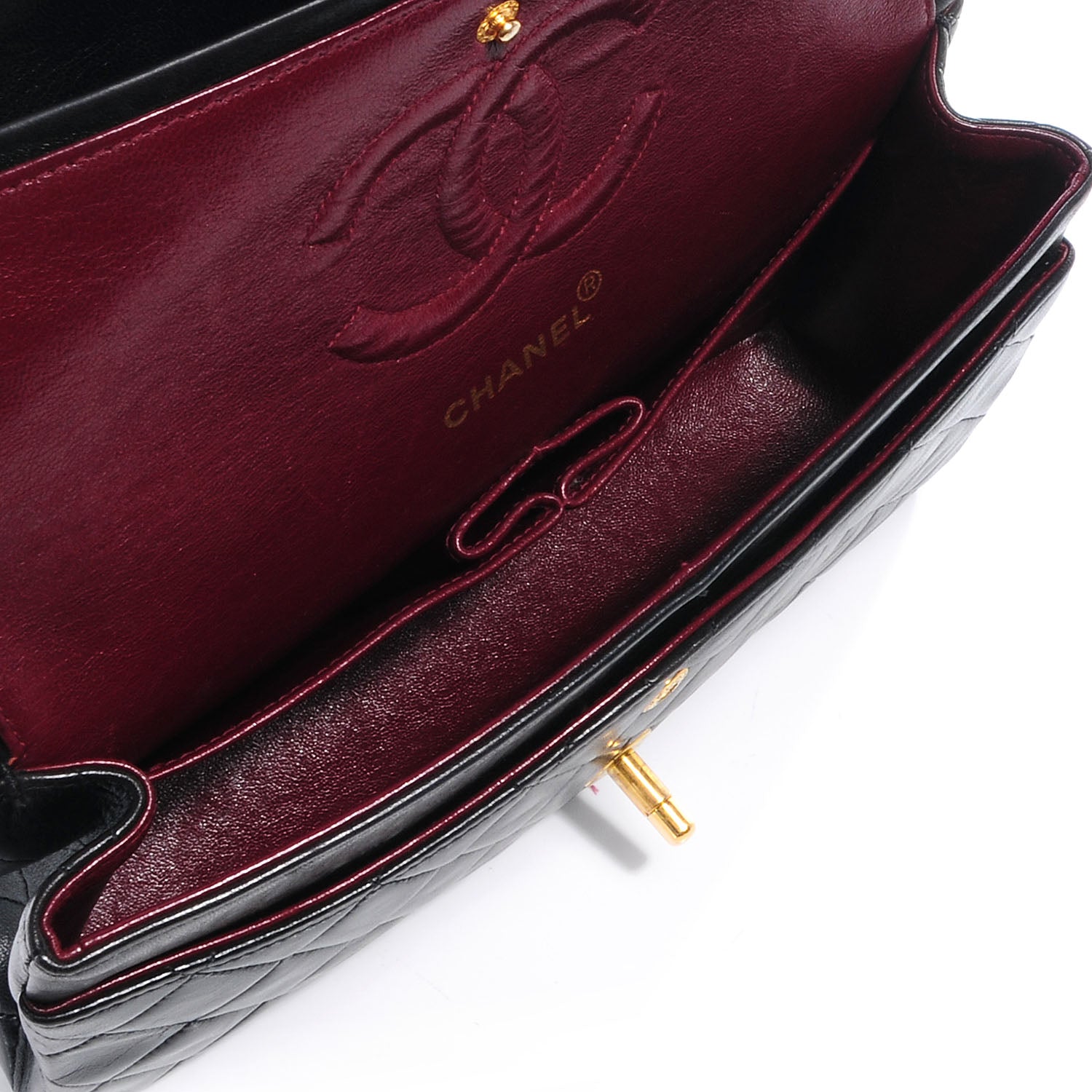 Chanel Lambskin Medium Double Flap Black 5 of 9