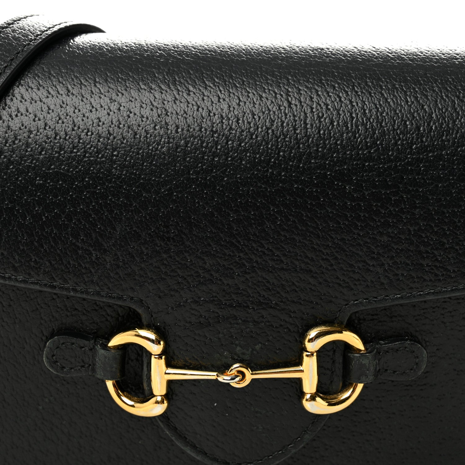 Gucci Calfskin Horsebit 1955 Shoulder Bag Black 7 of 13