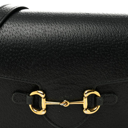 Gucci Calfskin Horsebit 1955 Shoulder Bag Black 7 of 13