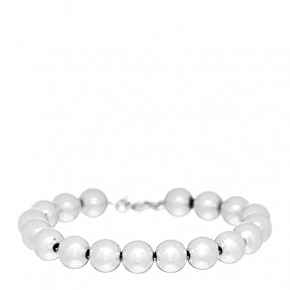 Tiffany Sterling Silver 10mm HardWear Ball Bracelet 1 of 4
