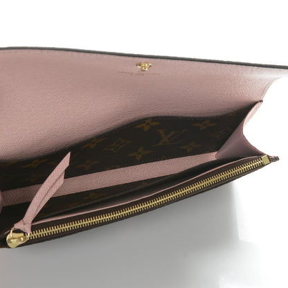 Louis Vuitton Monogram Emilie Wallet Rose Ballerine 5 of 7