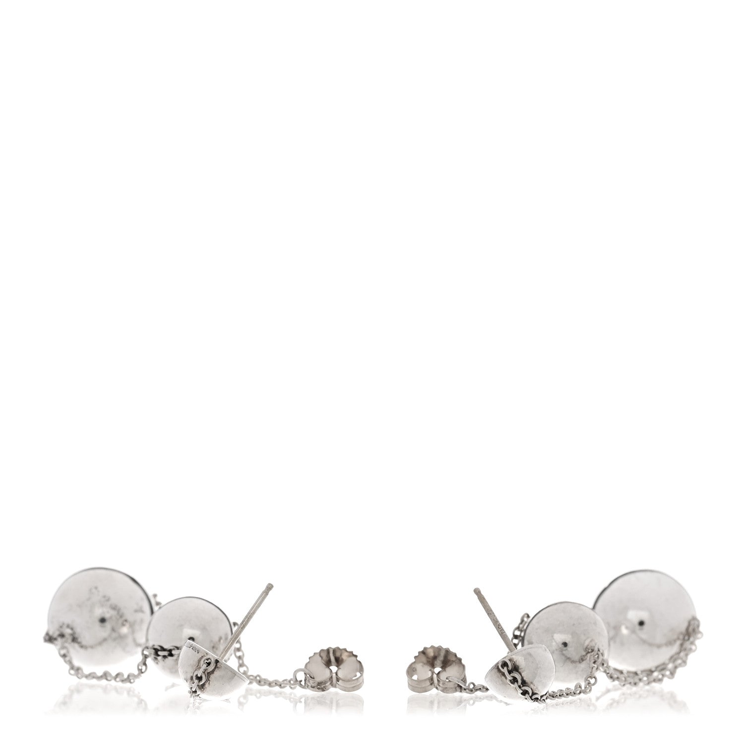 Tiffany Sterling Silver HardWear Triple Drop Earrings 3 of 4