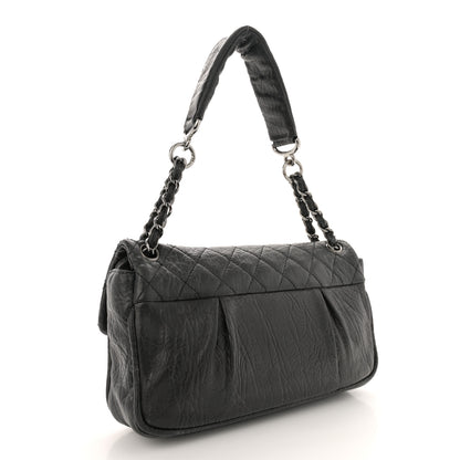 Chanel Distressed Lambskin Lady Braid Flap Black 3 of 12