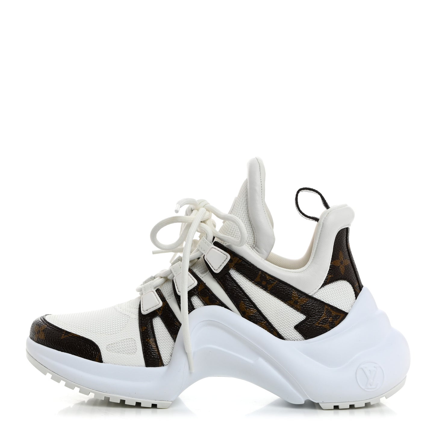 Patent Monogram LV Archlight Sneakers 37.5 White