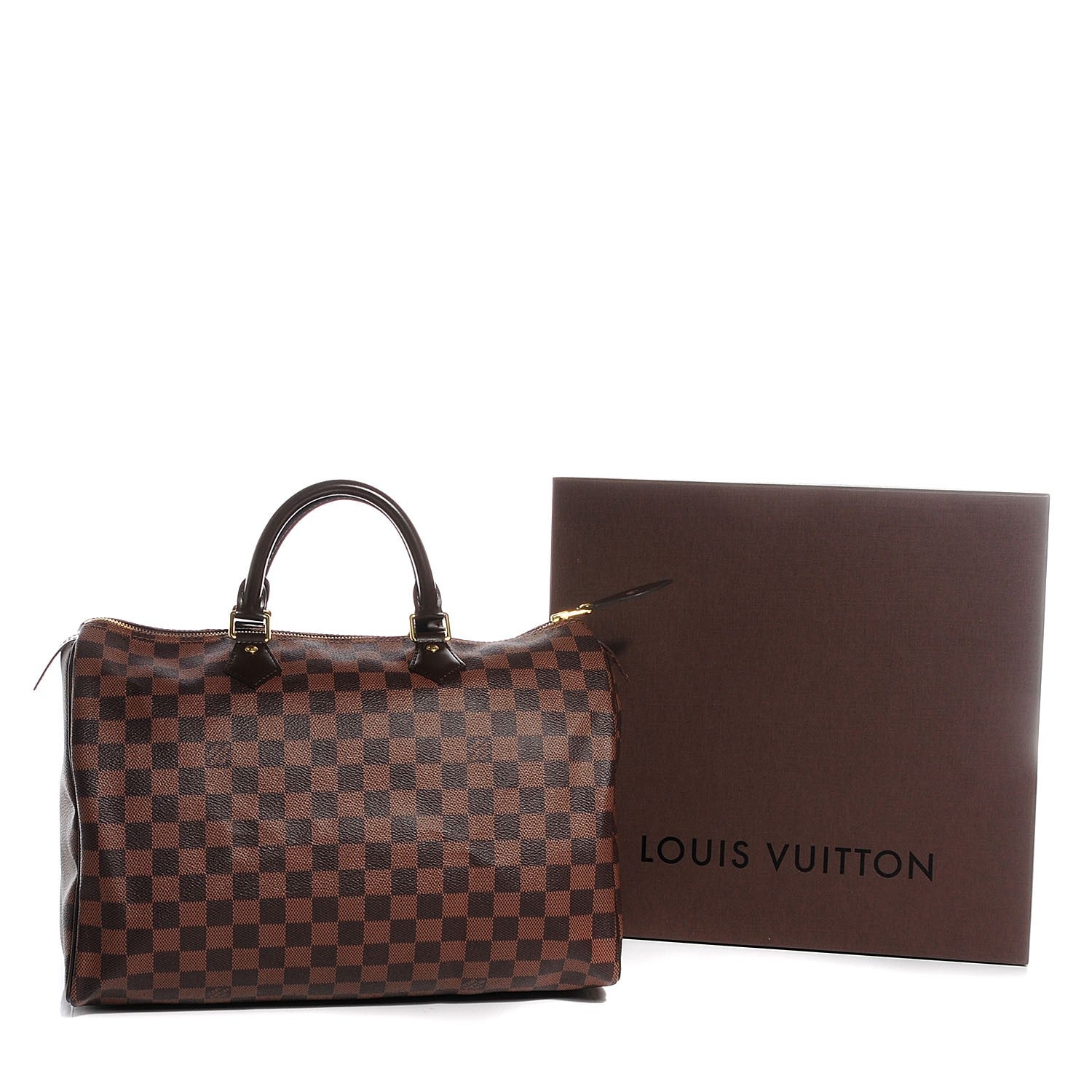Louis Vuitton Damier Ebene Speedy 35 8 of 8