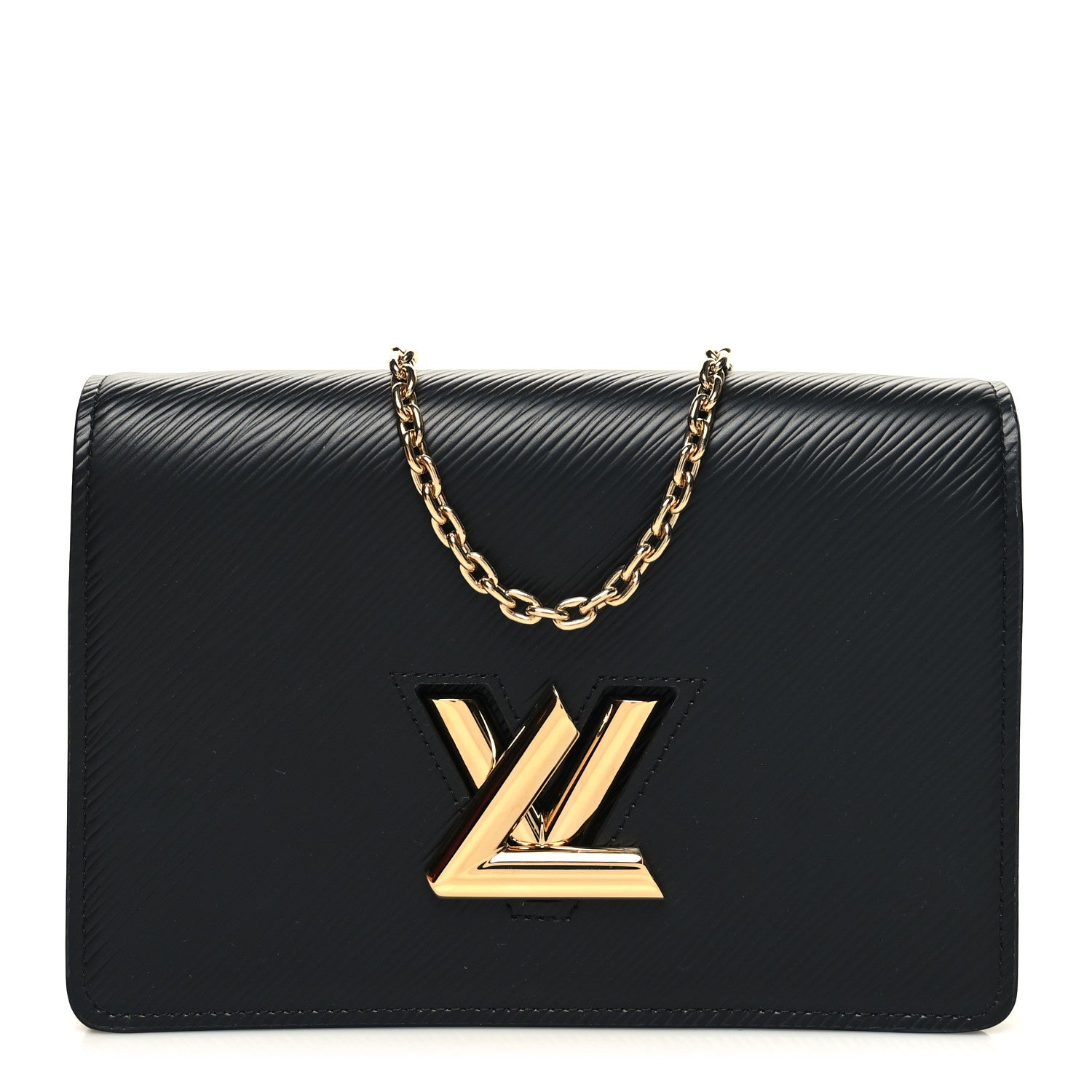 Louis Vuitton Epi Twist Belt Chain Wallet Black 1 of 10
